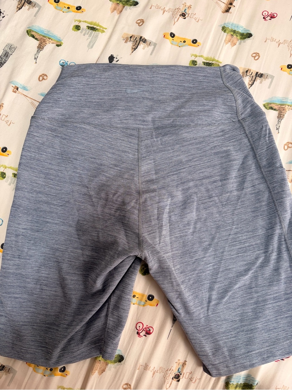 Nike Women’s Gray Heathered Bike Shorts with Pockets